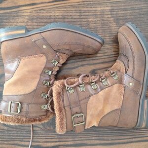 Rock & Candy Lace Up Boots by Zigi Womens 7 Danlea